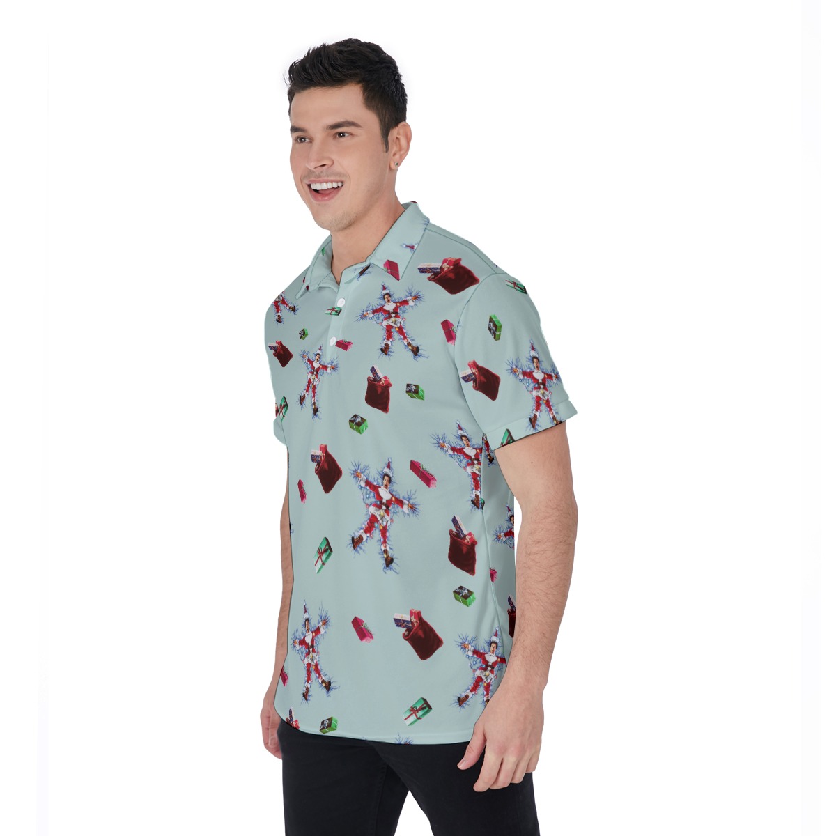 National Lampoon's Christmas Vacation Hawaiian Polo Shirt