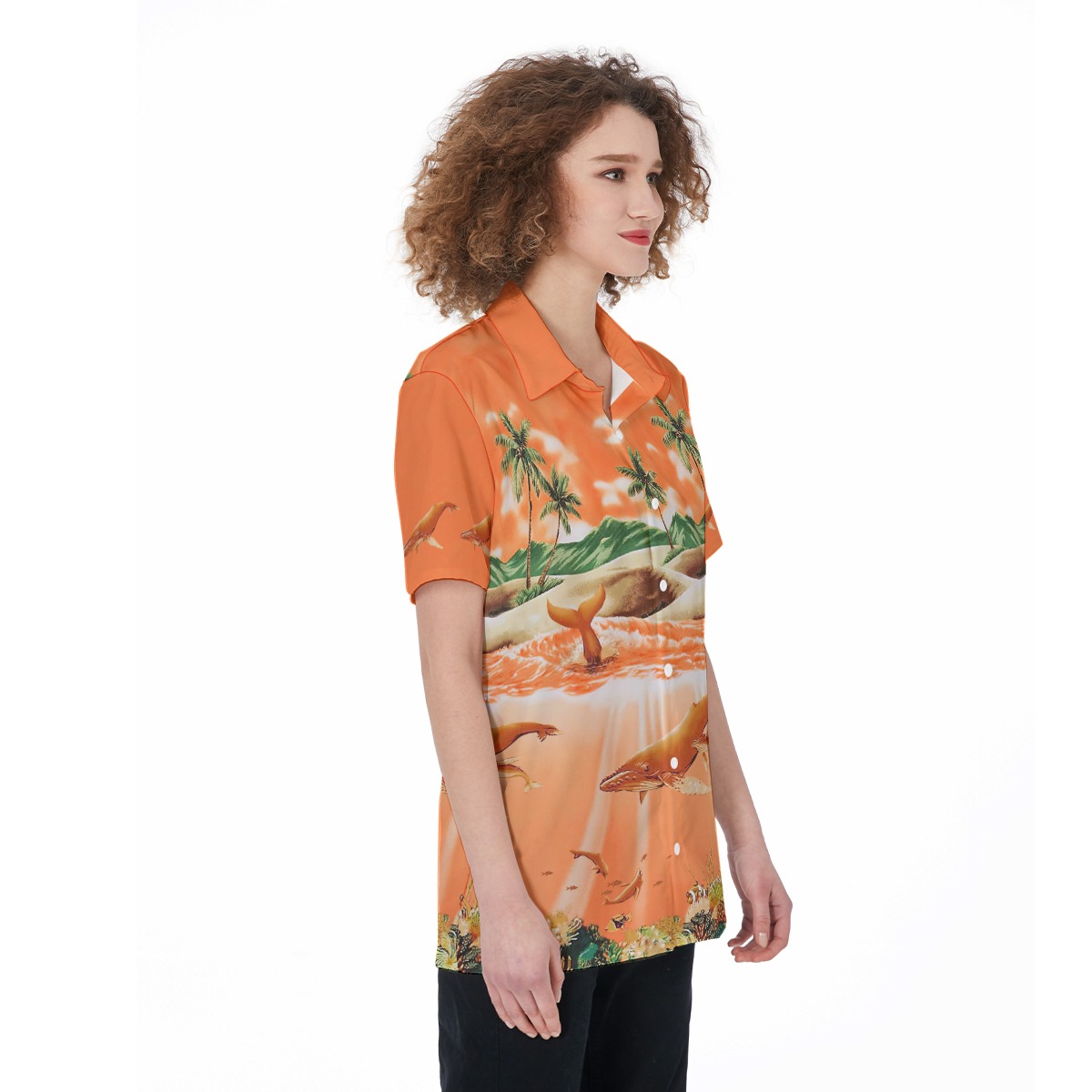 Tropical Sea Life Hawaiian Shirt