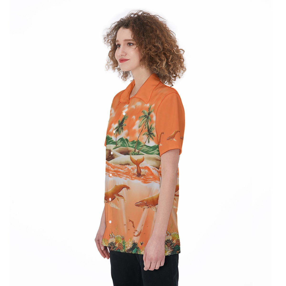 Tropical Sea Life Hawaiian Shirt