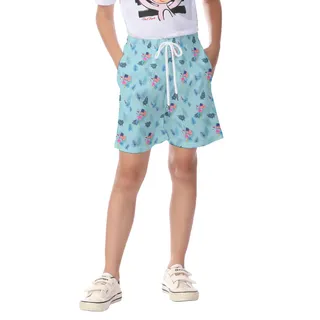 Cute Flamingo American Flag Board Shorts For Kids