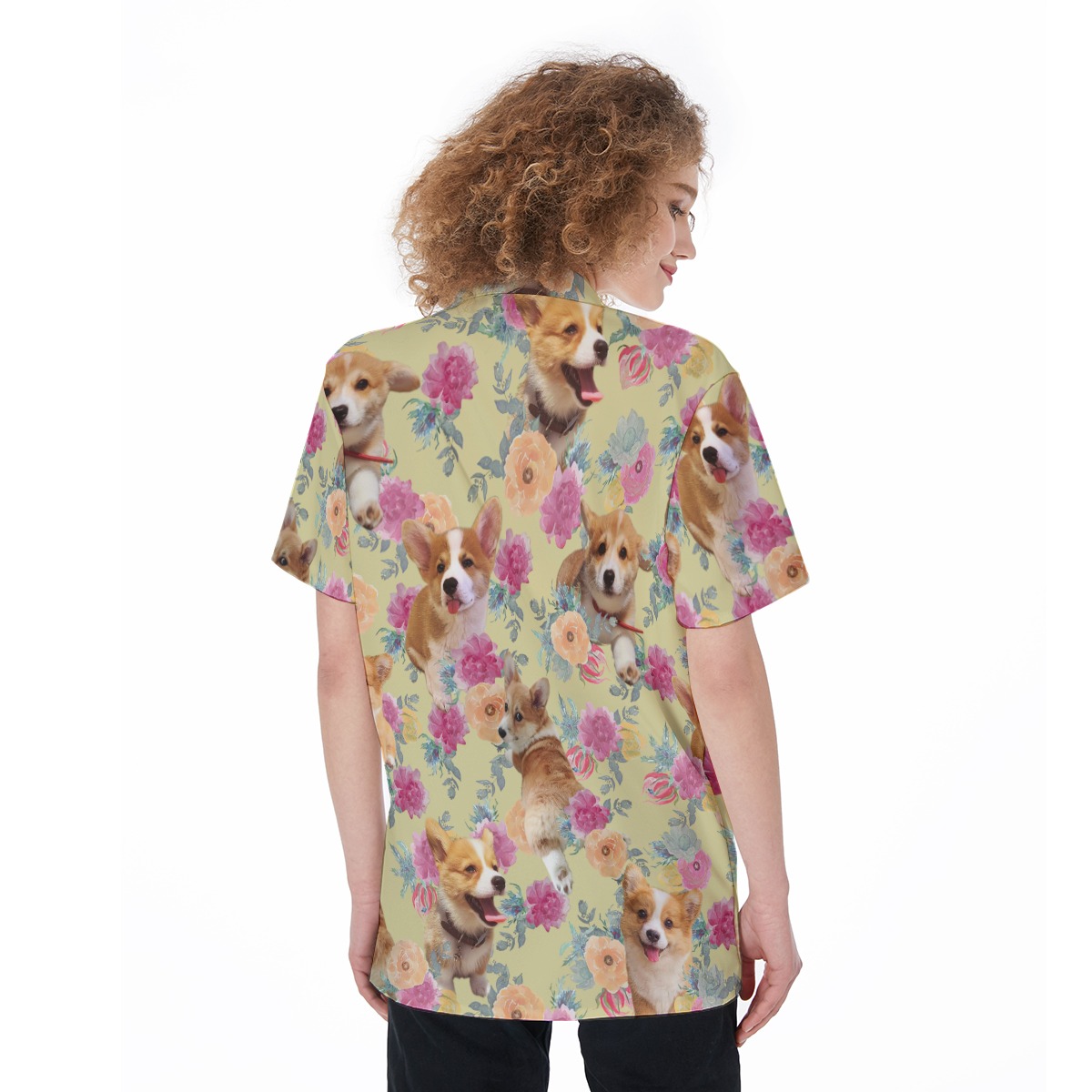 Welsh Corgi Hawaiian Shirt For Women
