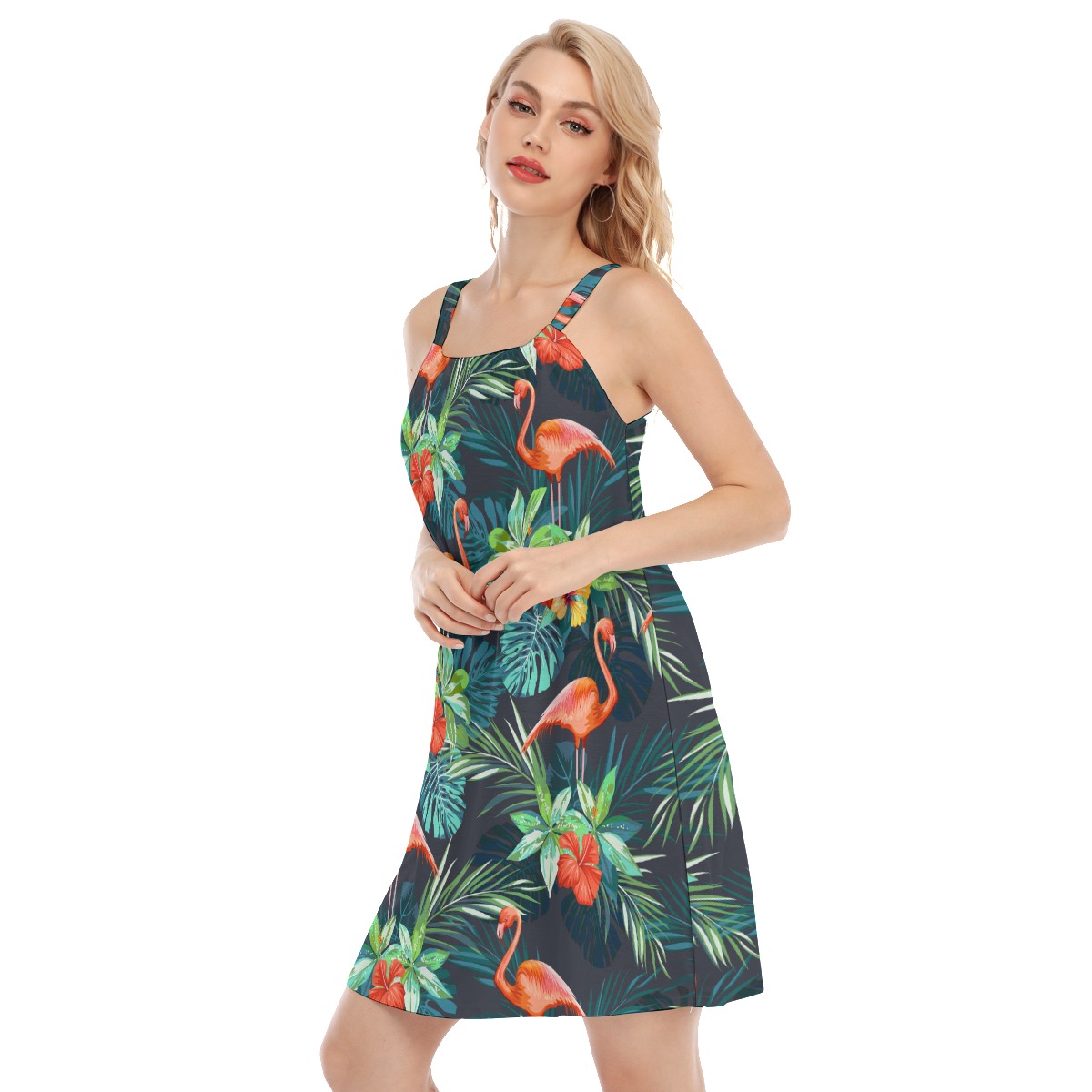 Best Tropical Flamingo Hawaiian Dress