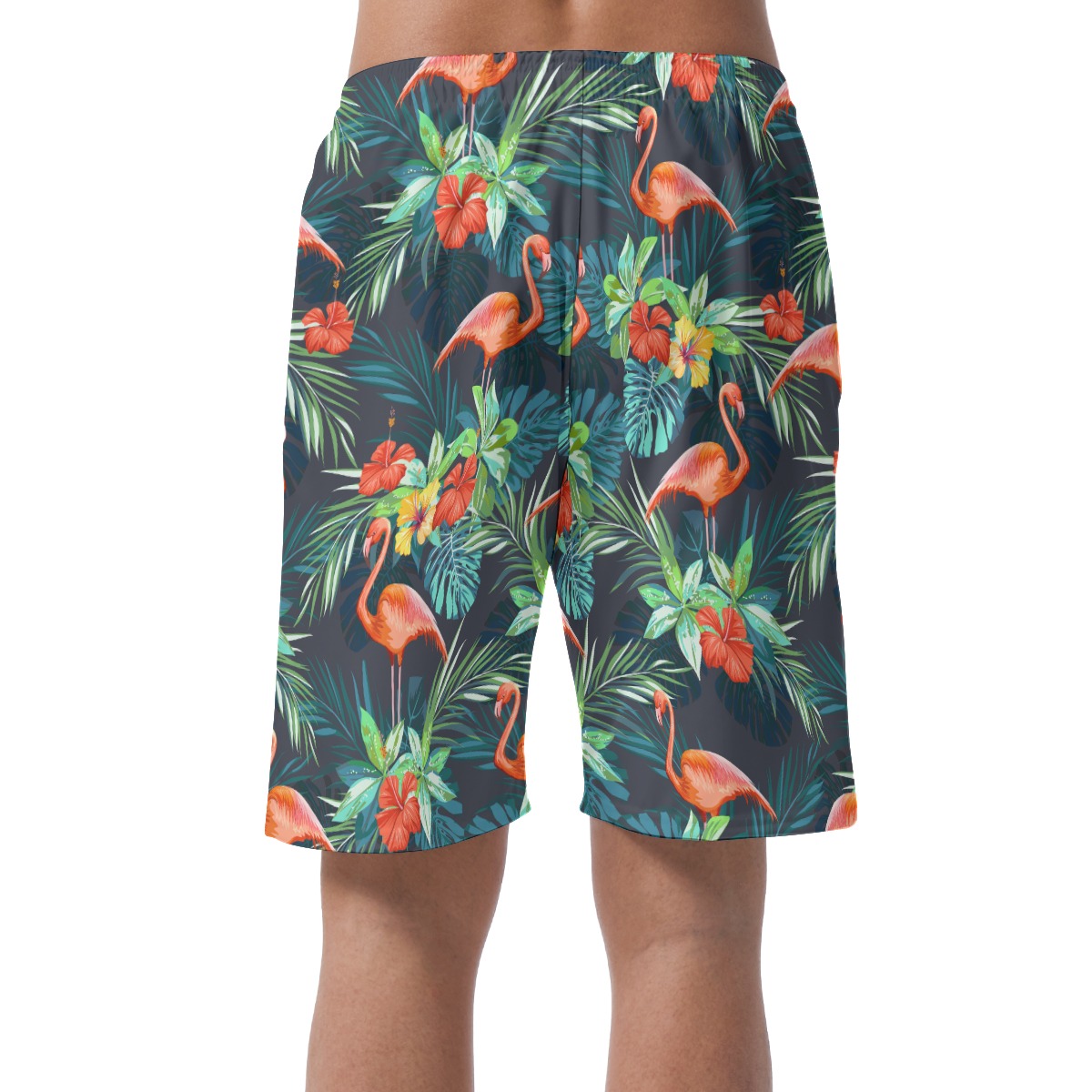 Tropical Flamingo Board Shorts For Men