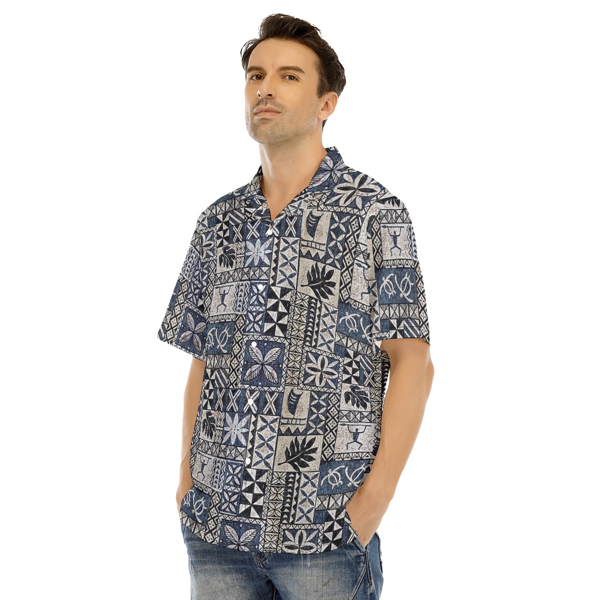 Honu Tapa Hawaiian Shirt