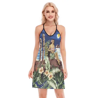 Sexy Hula Girl Aloha Dress For Summer