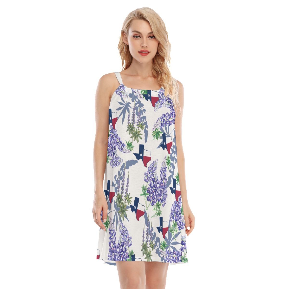 Don't Mess With Texas Hawaiian Dress For Women - variant image 1