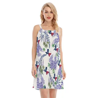 Don't Mess With Texas Hawaiian Dress For Women