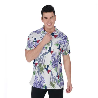 Don't Mess With Texas Hawaiian Polo Shirt