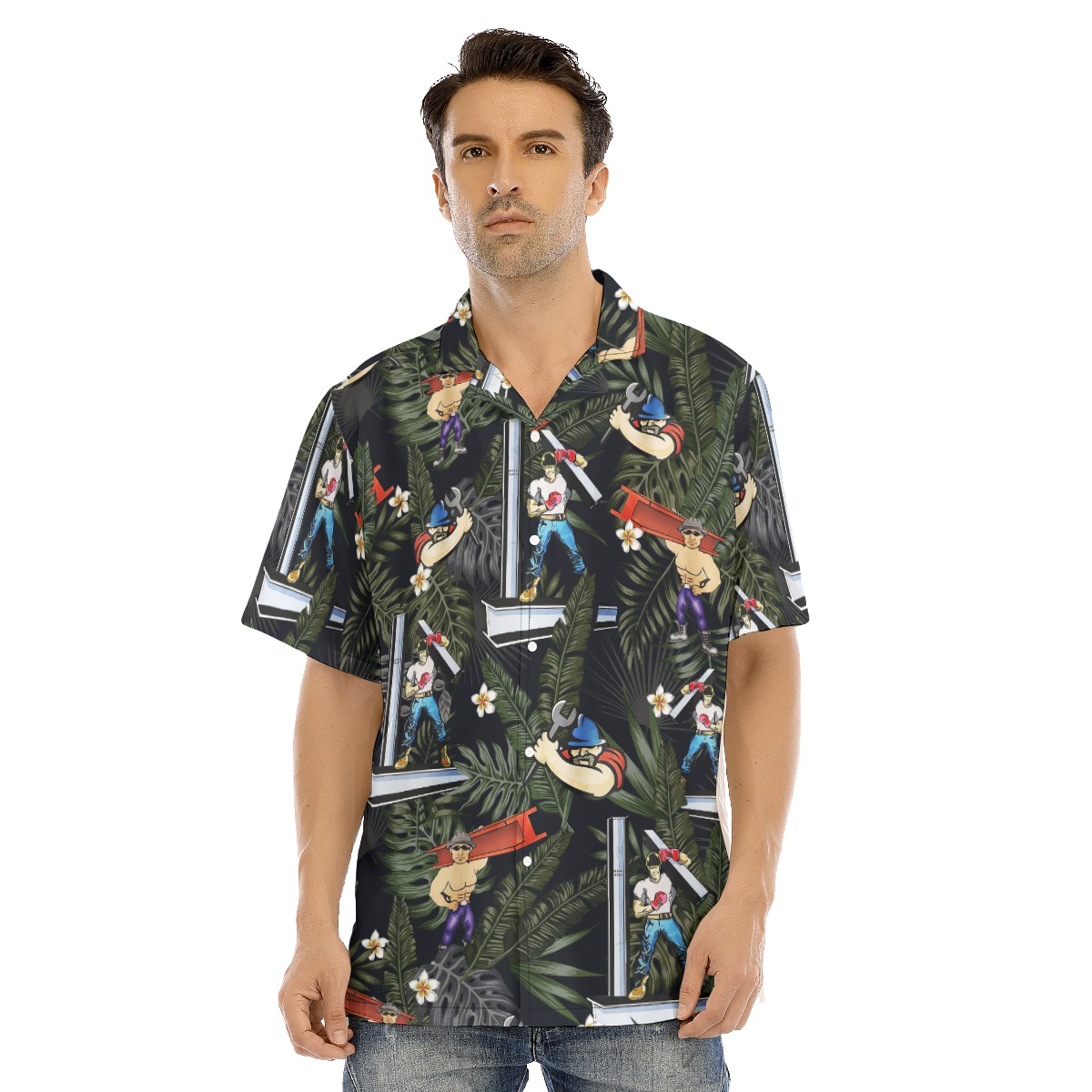Ironworker Hawaiian Shirt For Summer - variant image 1