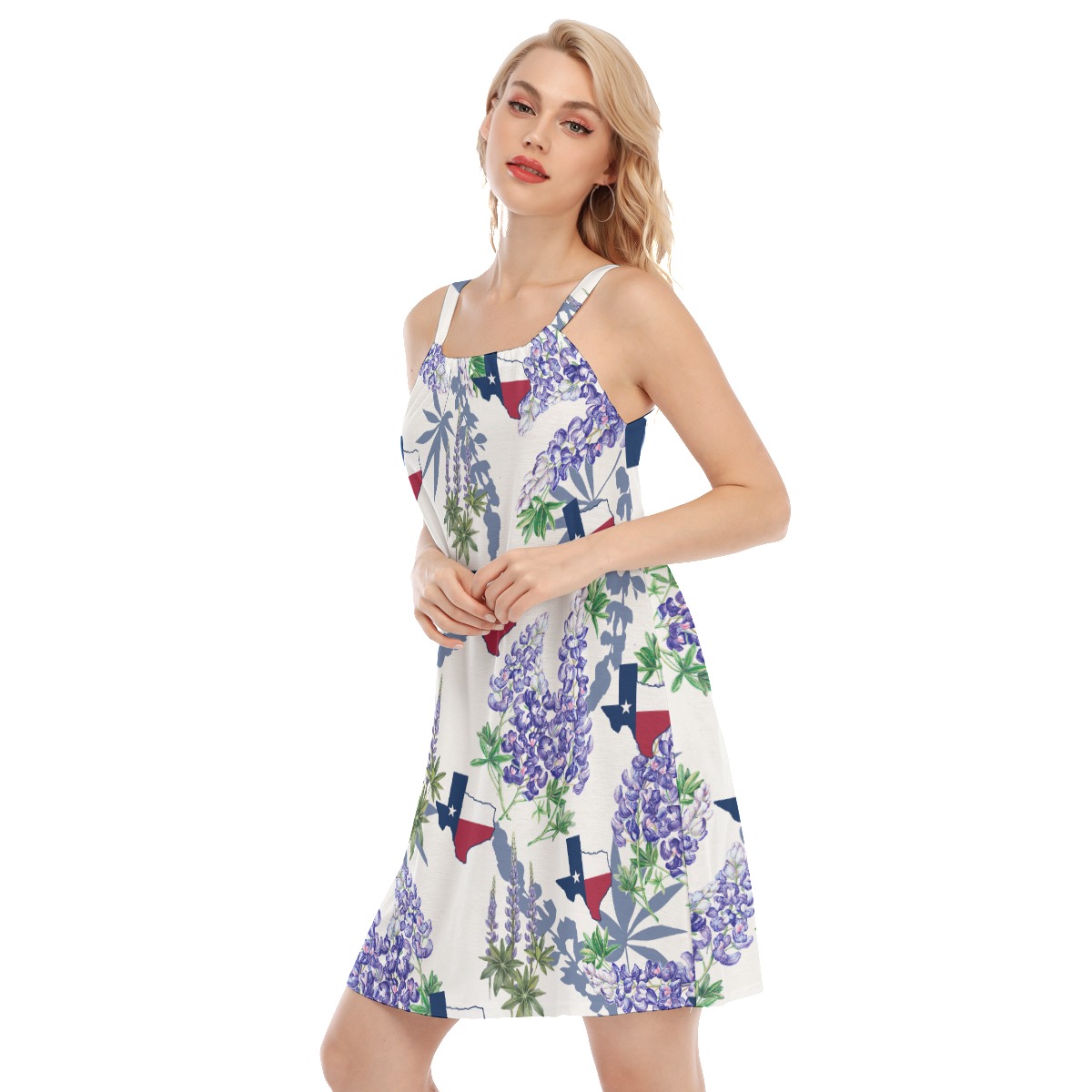 Don't Mess With Texas Hawaiian Dress For Women