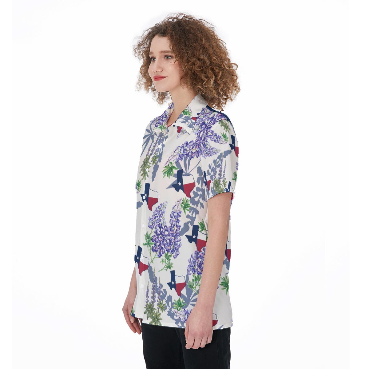 Texas Hawaiian Shirt For Women