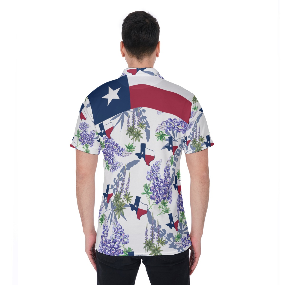 Don't Mess With Texas Hawaiian Polo Shirt