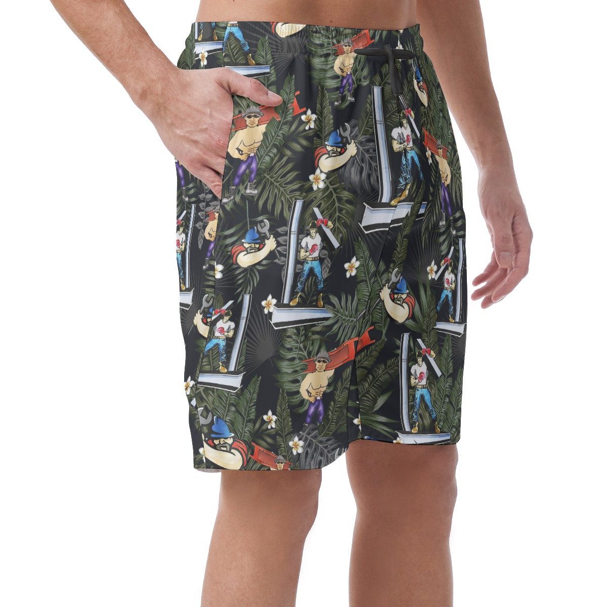 Hawaiian Short Friday Constrcution For Summer