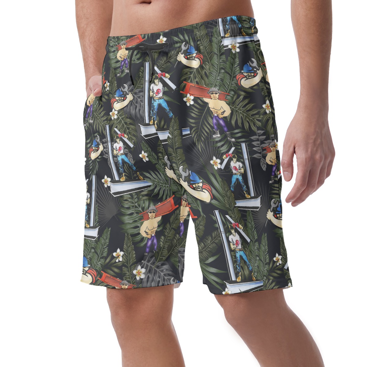 Hawaiian Short Friday Constrcution For Summer