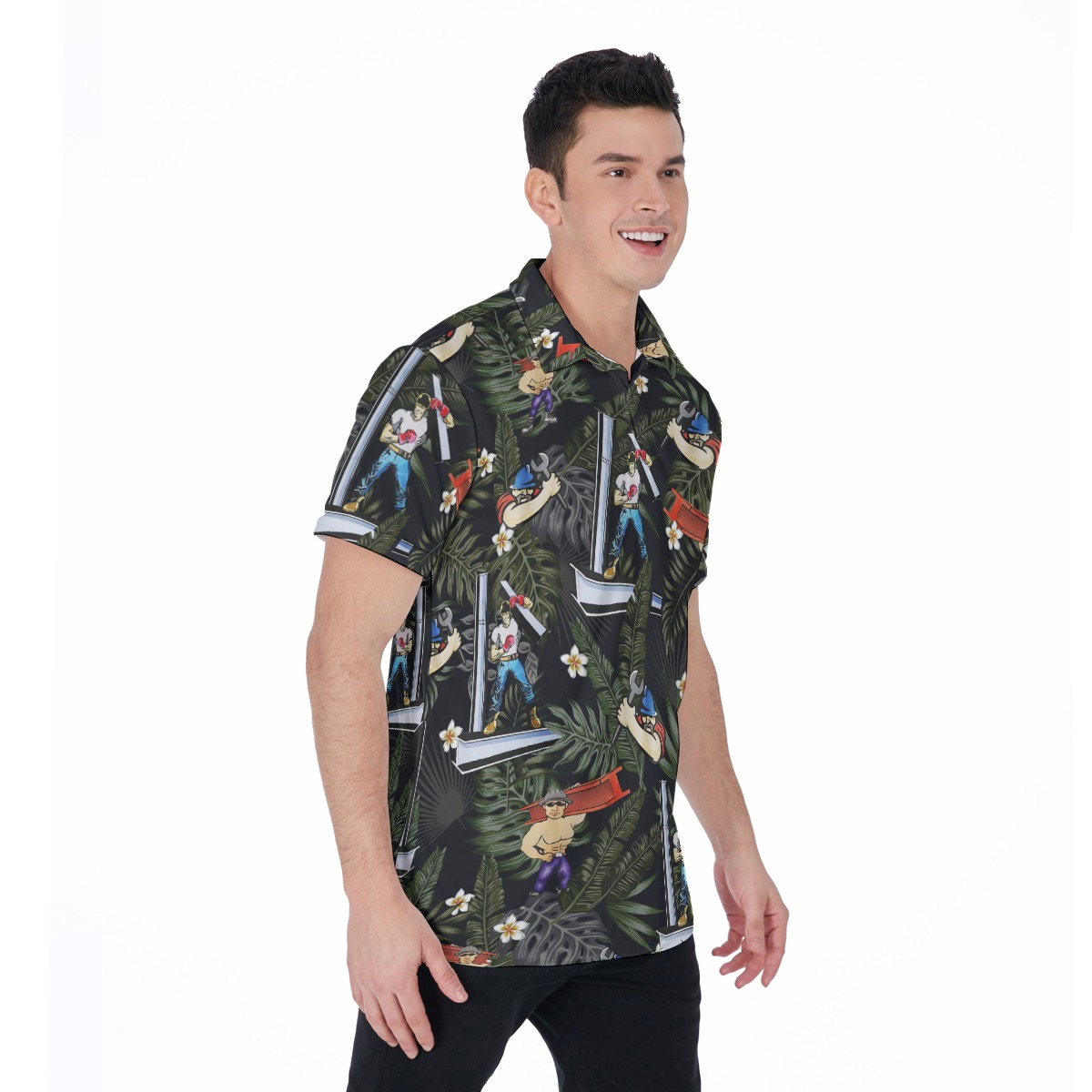 Ironwworker Polo Hawaiian Shirt