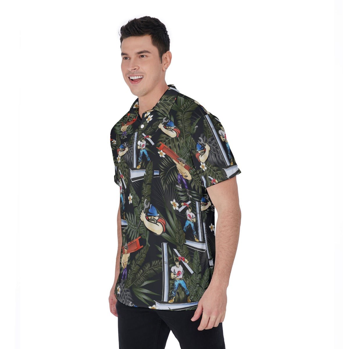 Ironwworker Polo Hawaiian Shirt