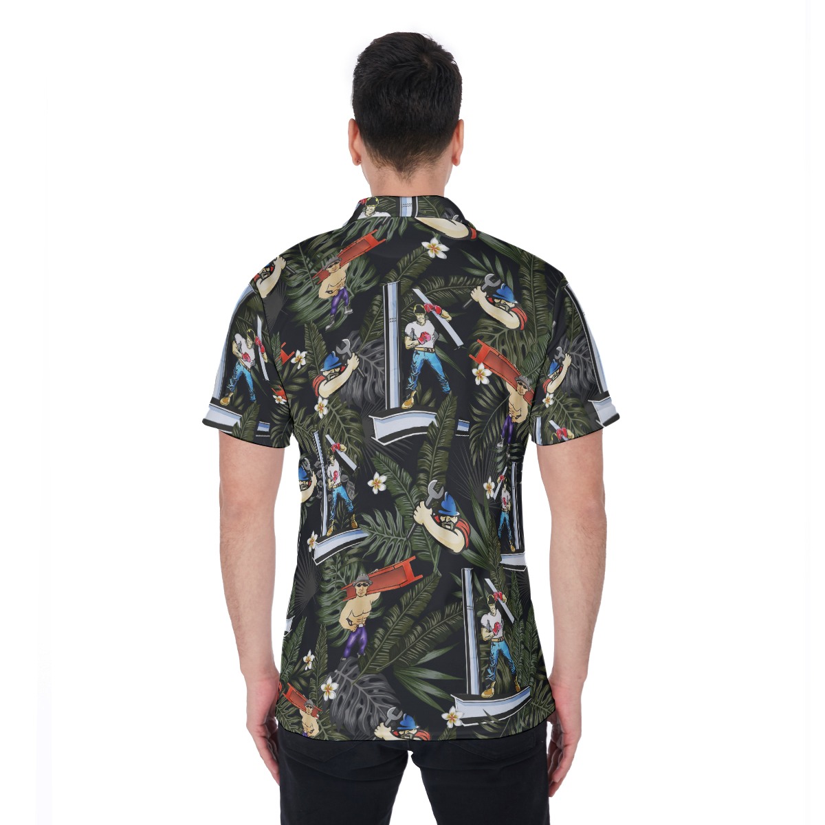 Ironwworker Polo Hawaiian Shirt