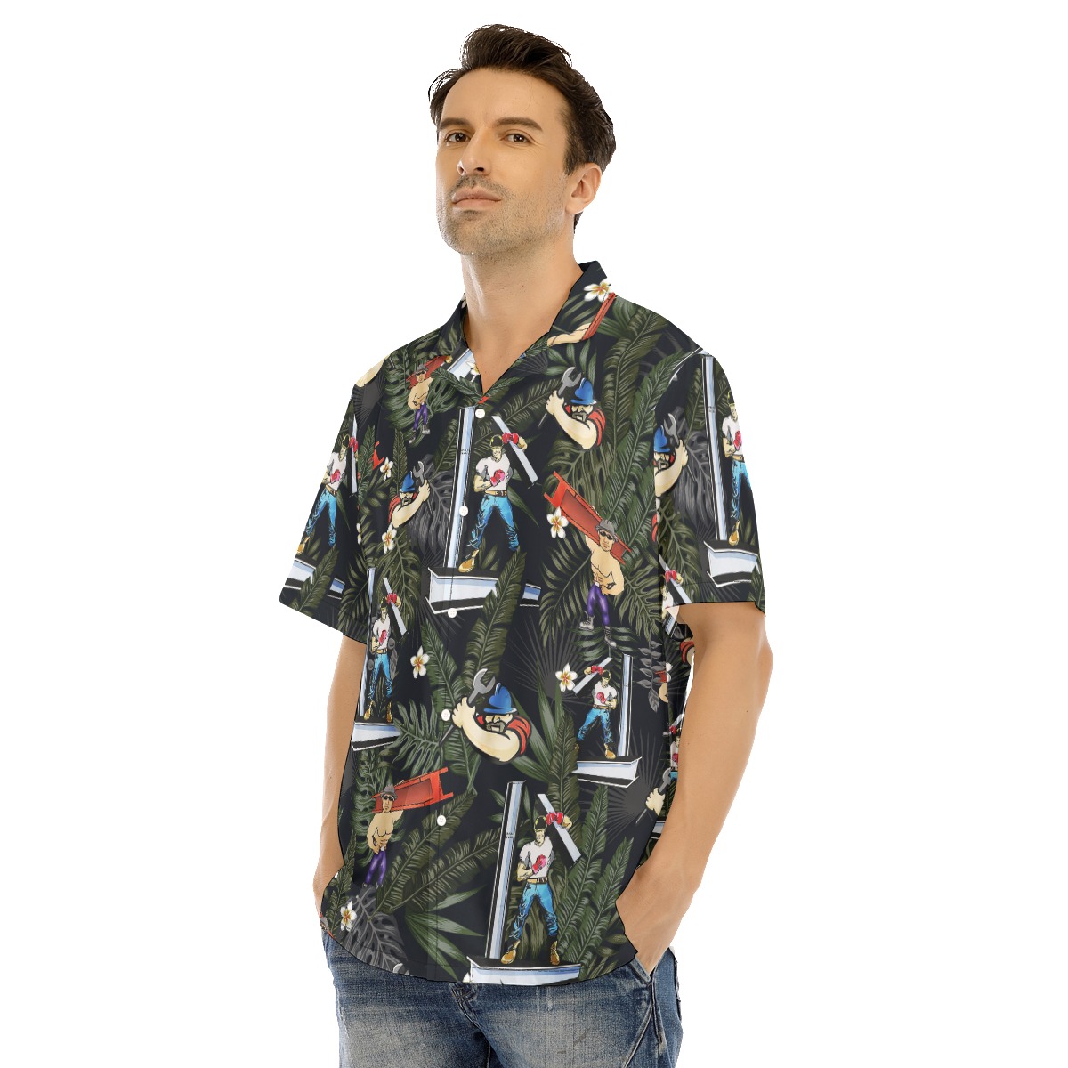 Ironworker Hawaiian Shirt For Summer