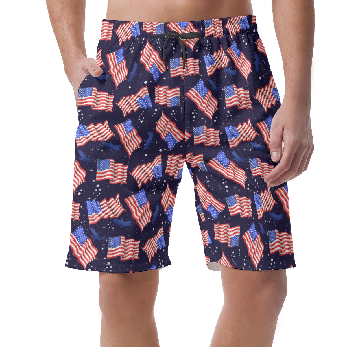 American Flag 4th Of July Men's Shorts - variant image 1
