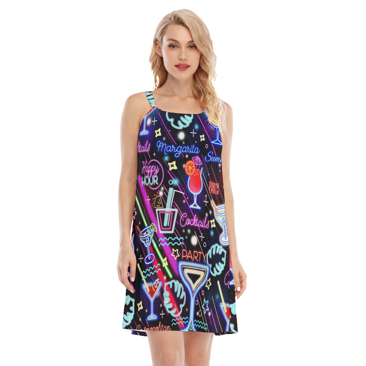 Margarita Cocktail Hawaiian Cami Dress - variant image 1