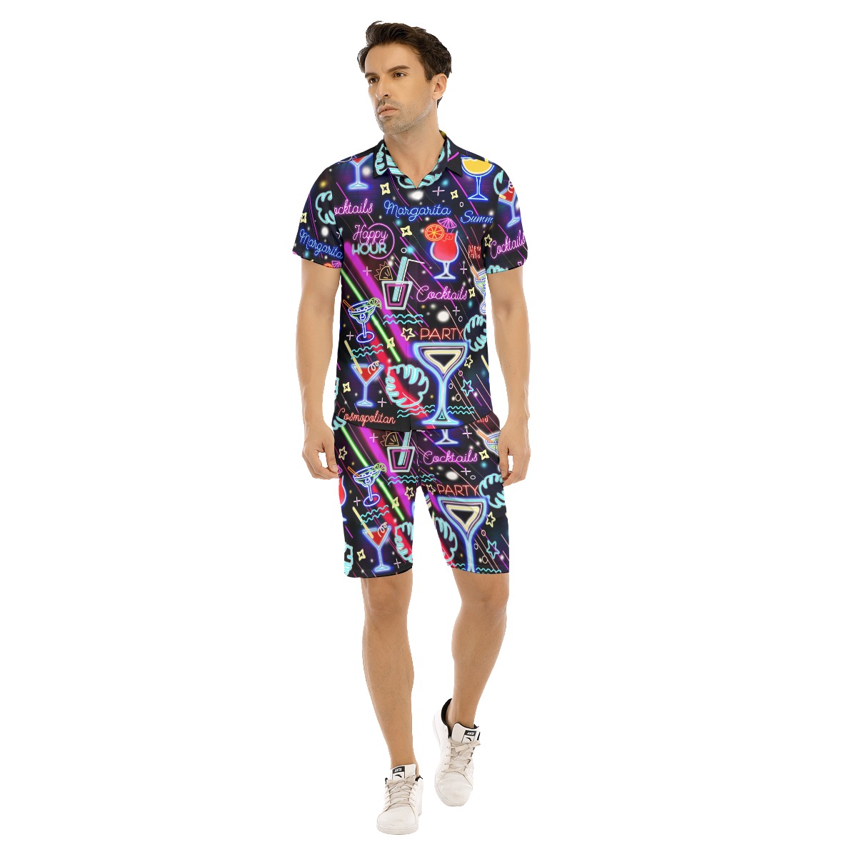 Margarita Cocktail Hawaiian Shirt And Shorts - variant image 1