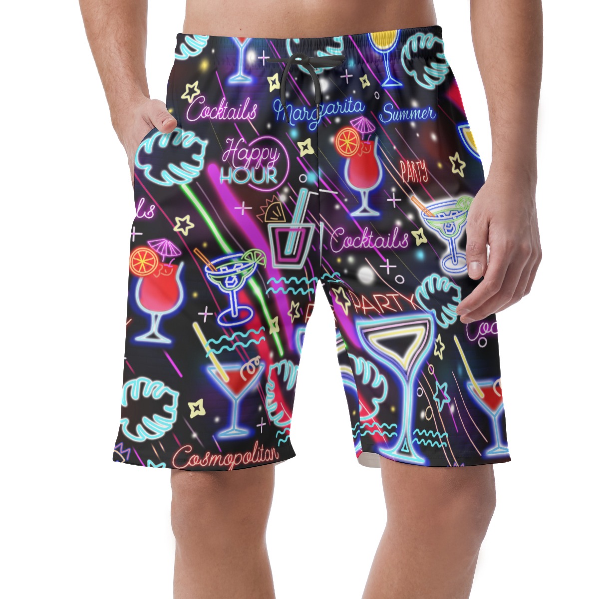 Margarita Cocktail Summer Hawaiian Shorts - variant image 1