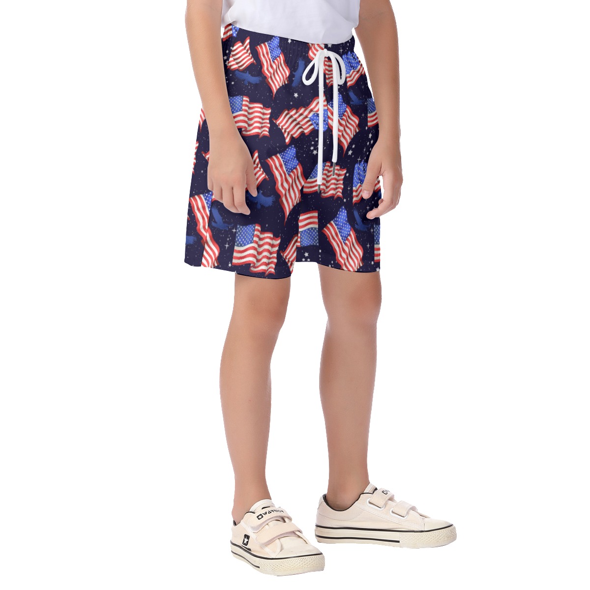 Independent's Day American Flag Kid's Shorts