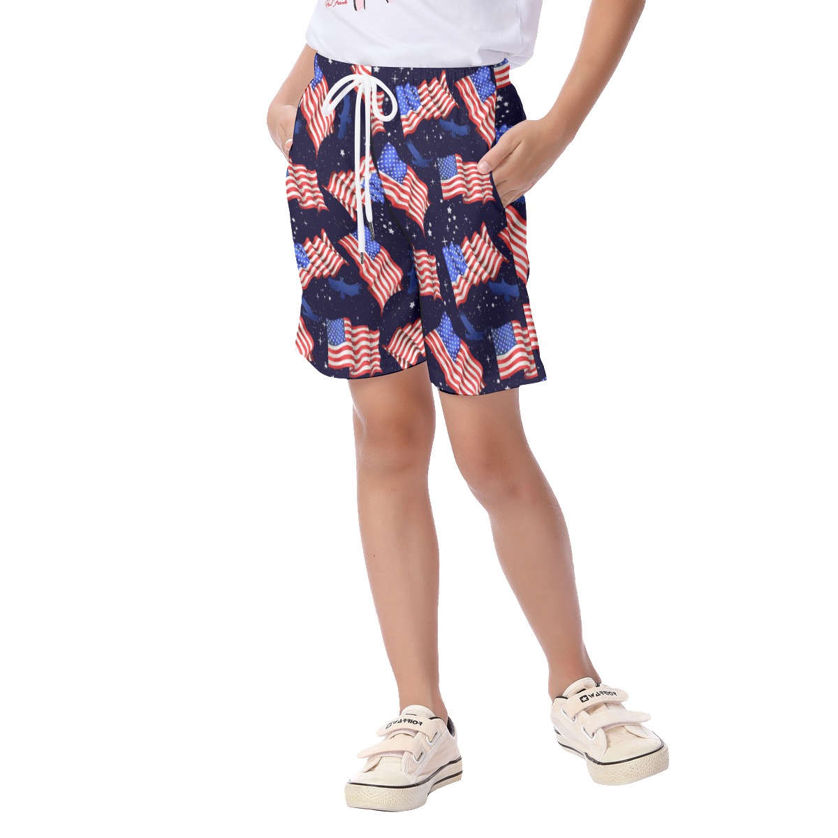 Independent's Day American Flag Kid's Shorts