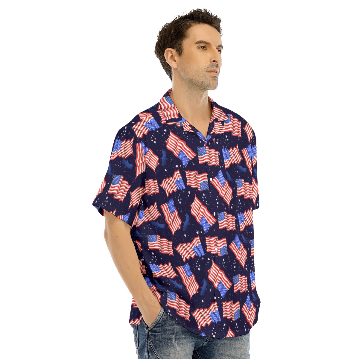 USA Hawaiian Shirt