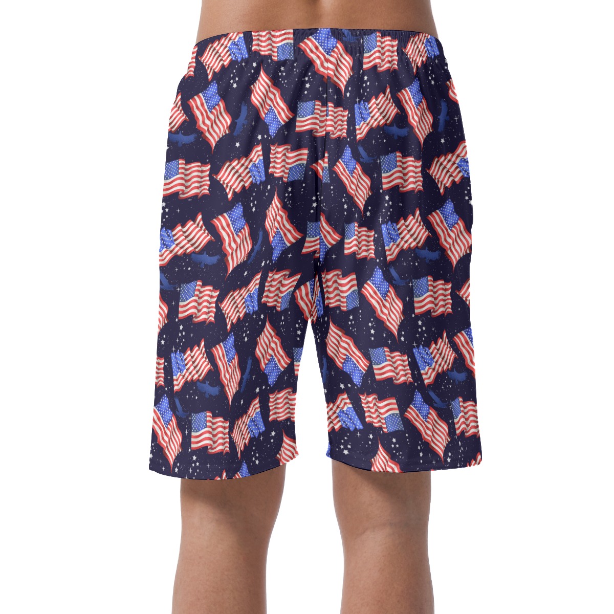 American Flag 4th Of July Men's Shorts