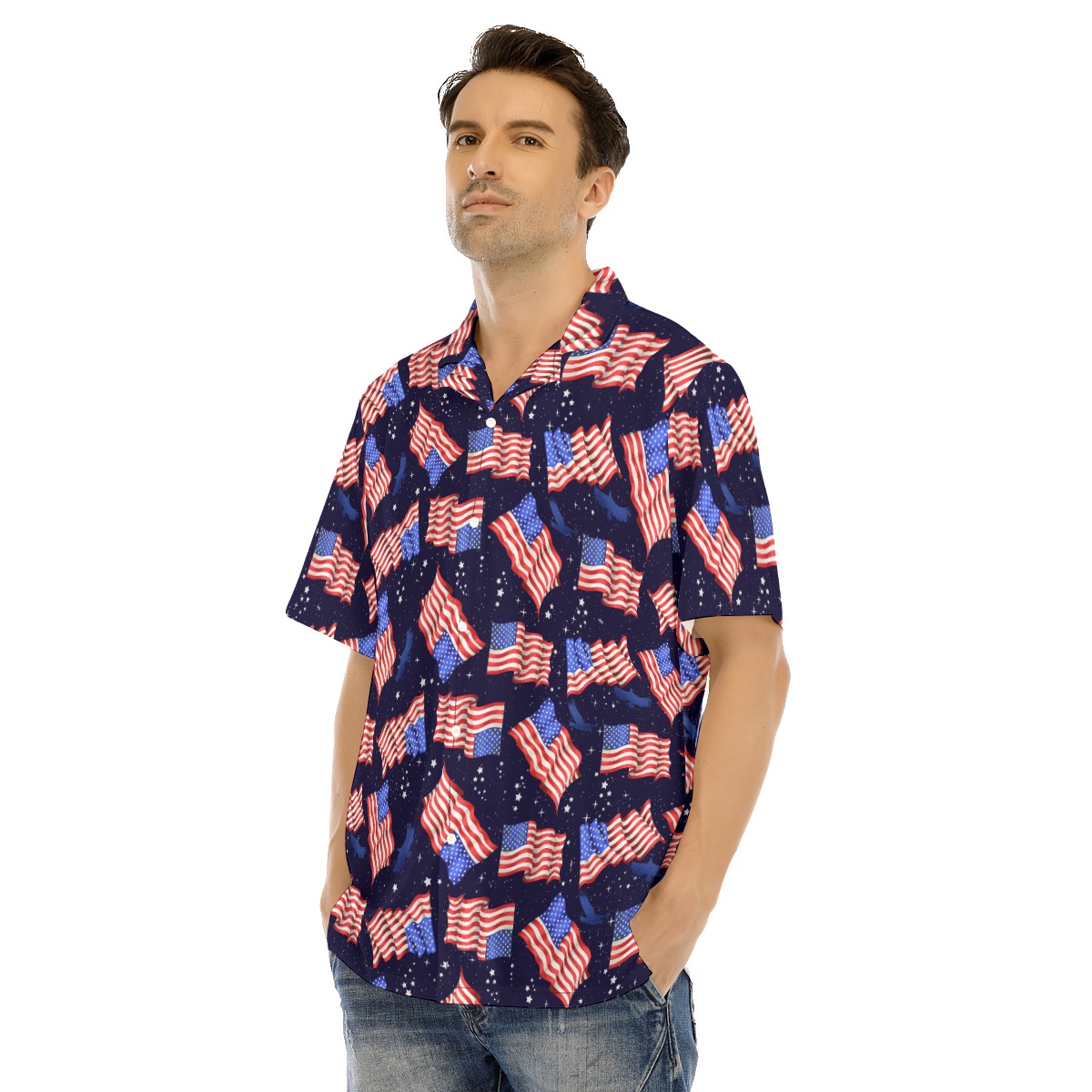USA Hawaiian Shirt
