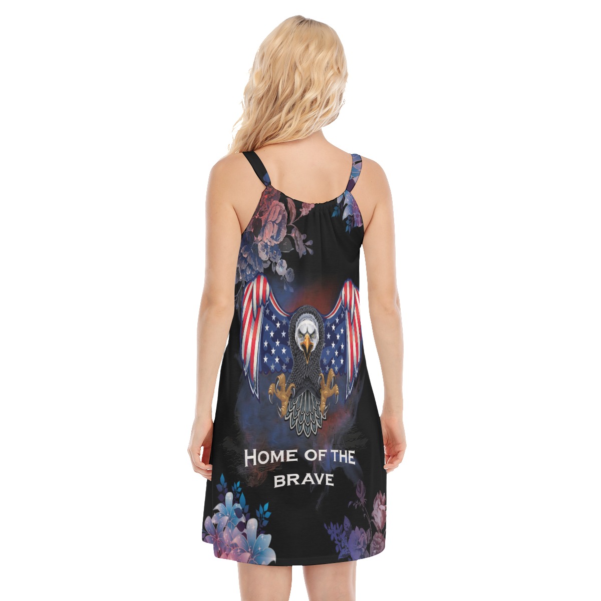 American Patriotic Aloha Dress For Vacation