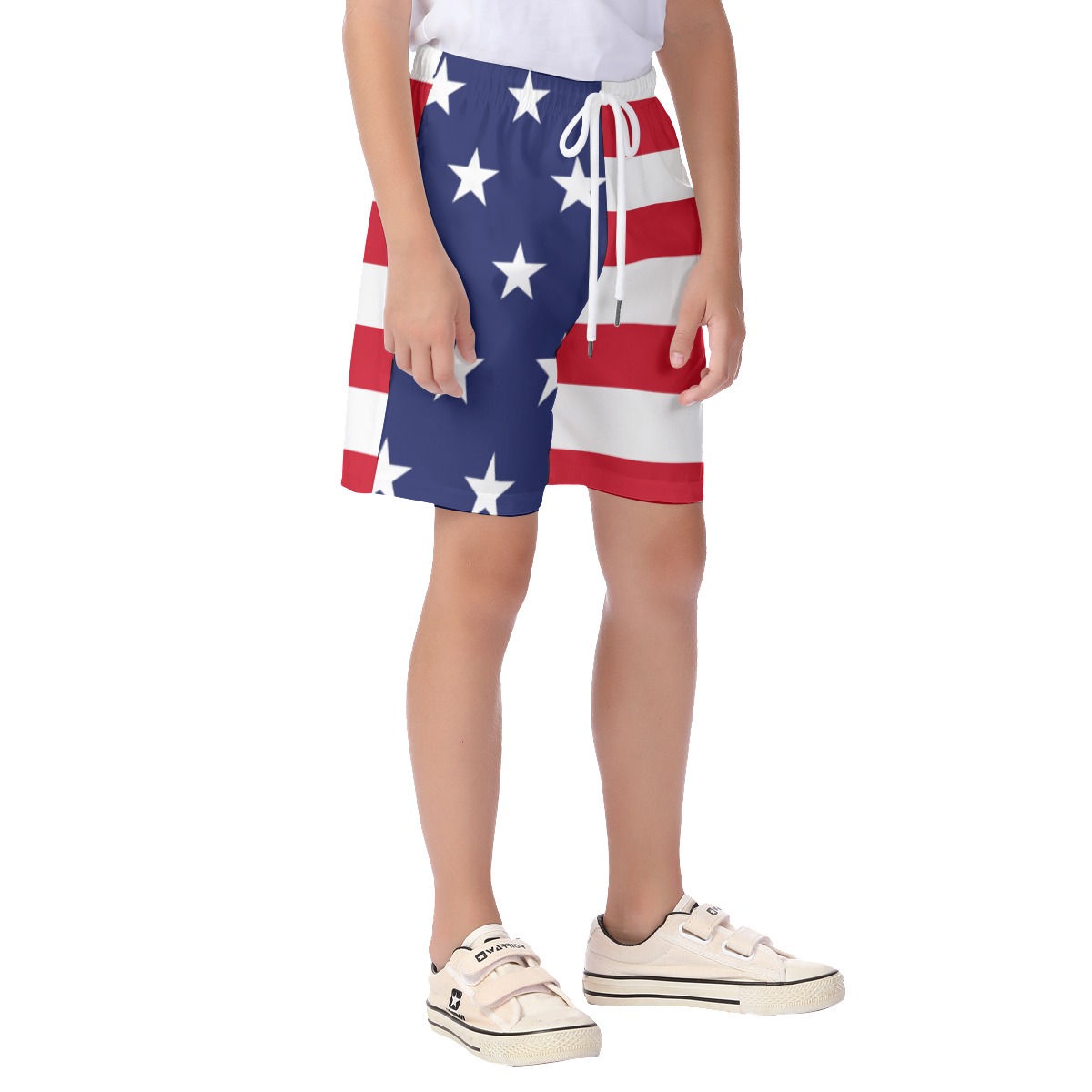 American Flag Kid's Hawaiian Shorts