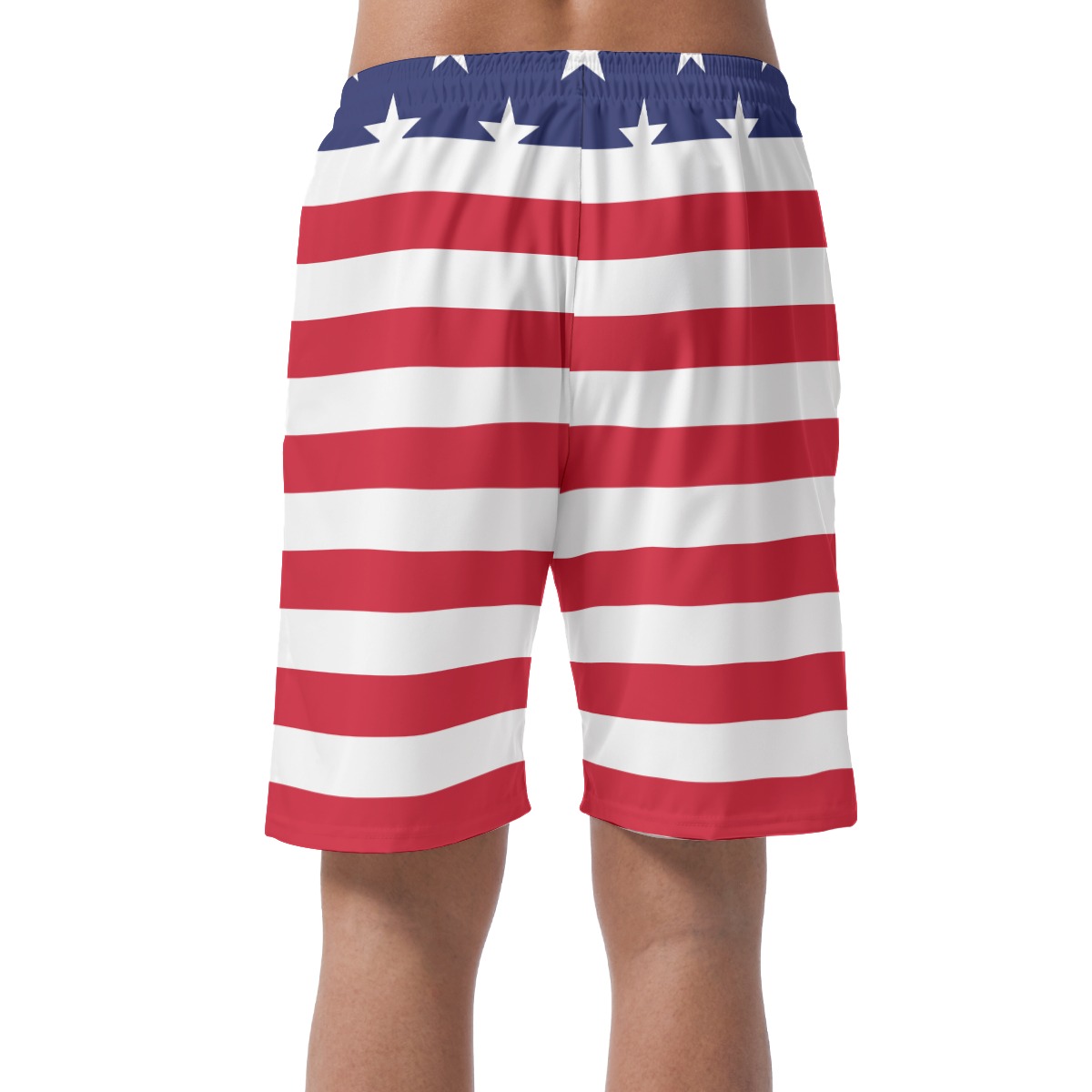 American Flag Men's Hawaiian Shorts