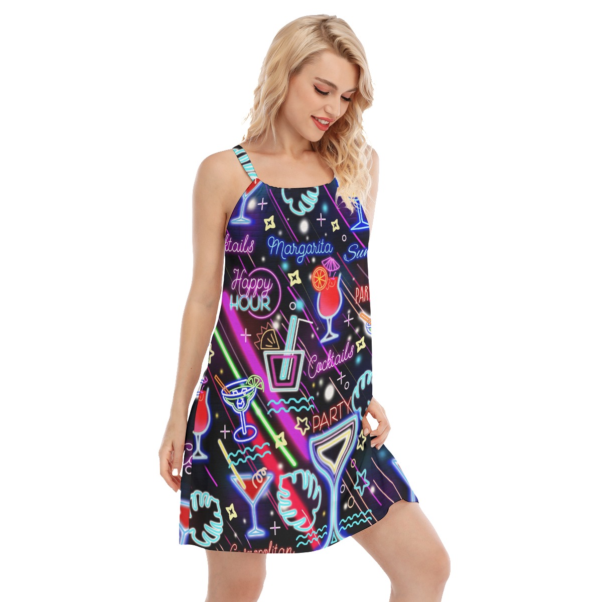 Margarita Cocktail Hawaiian Cami Dress