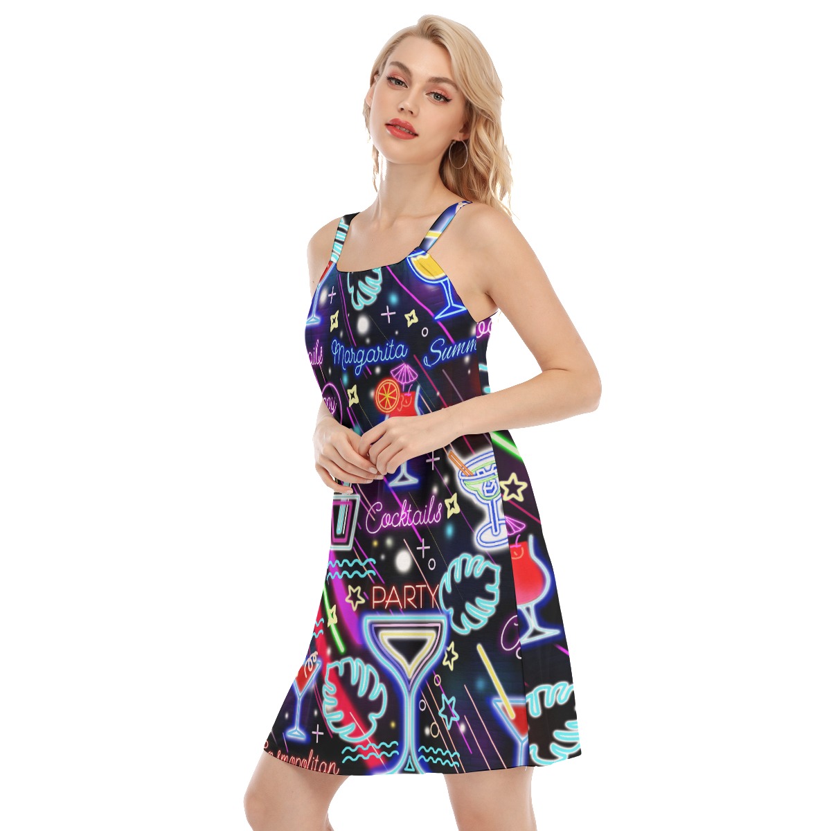 Margarita Cocktail Hawaiian Cami Dress