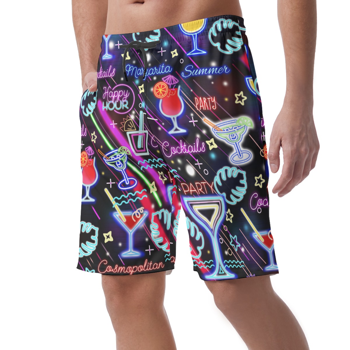 Margarita Cocktail Summer Hawaiian Shorts