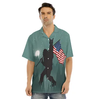 Awesome Big Foot Hawaiian Shirt