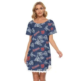 Washington Nationals Hawaiian Lace Dress