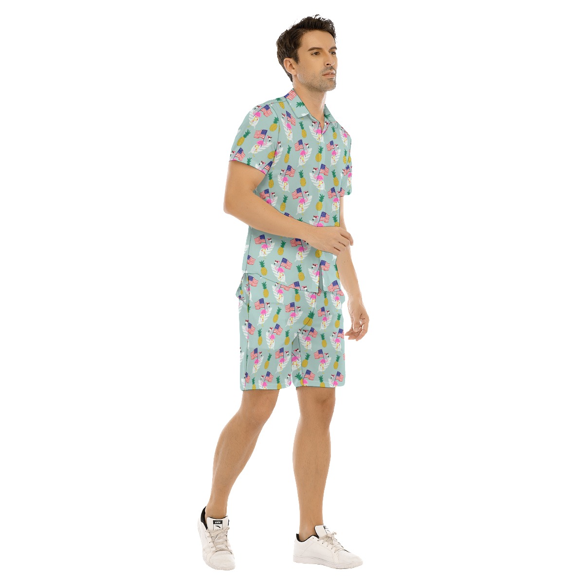 Flamingo Independence 4th Of July Shirt And Shorts
