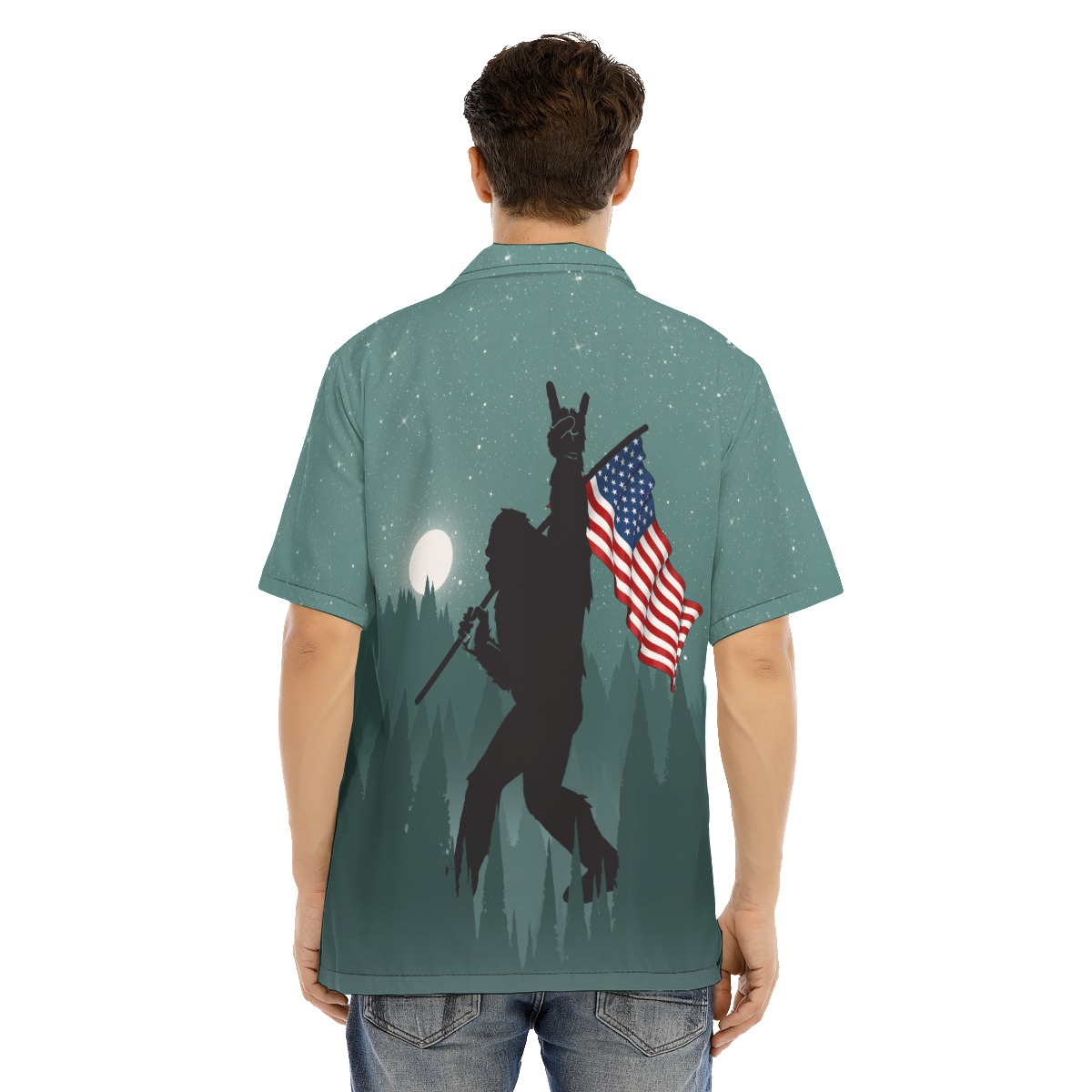 Awesome Big Foot Hawaiian Shirt