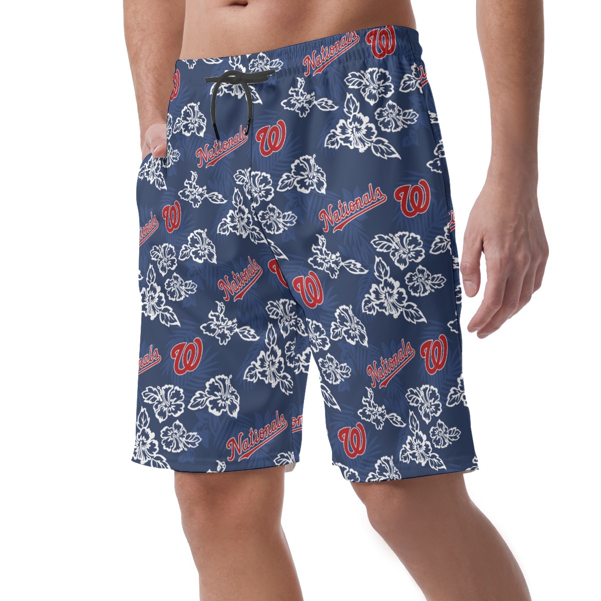 Washington Nationals Hawaiian Men's Shorts