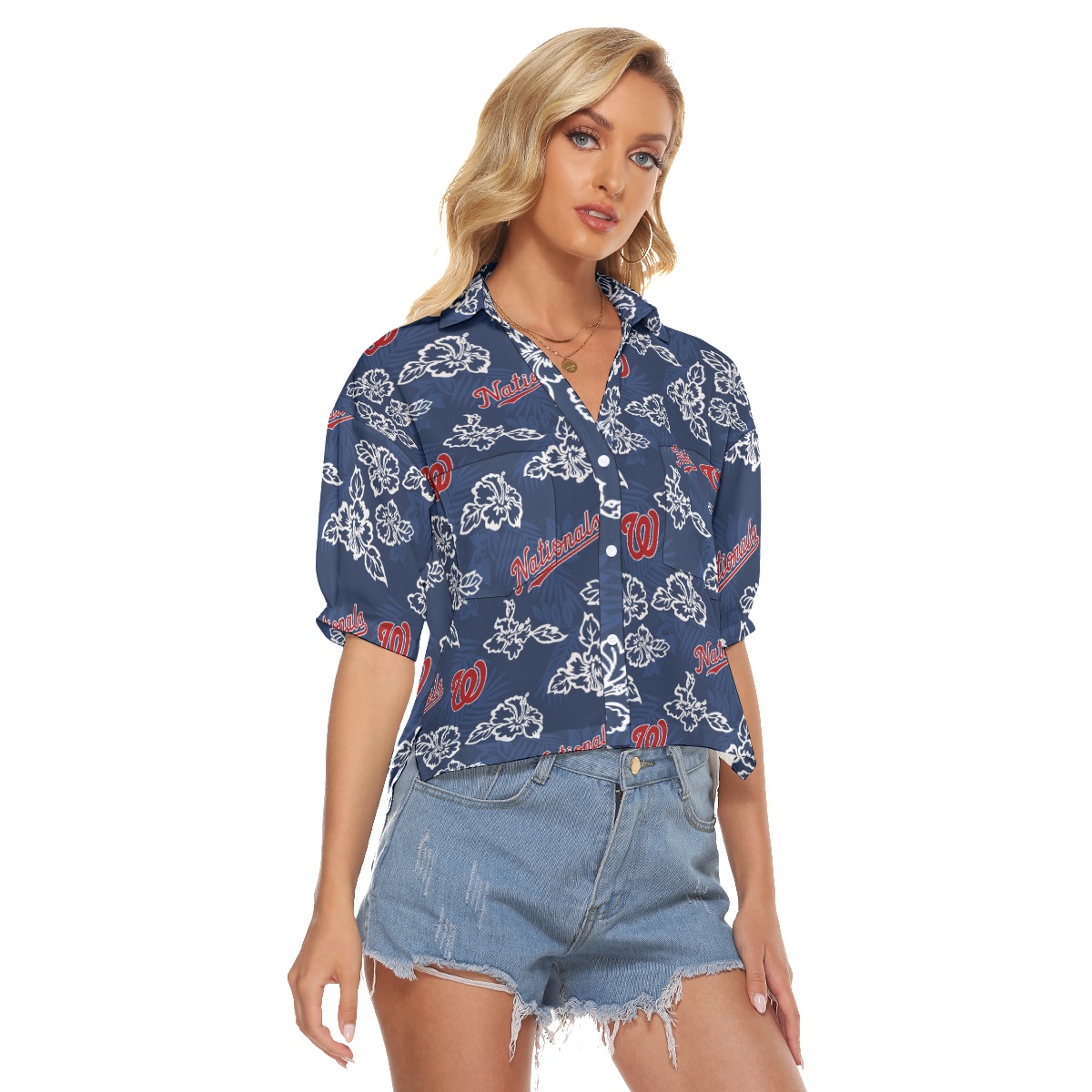 Washington Nationals Crop Top For Women