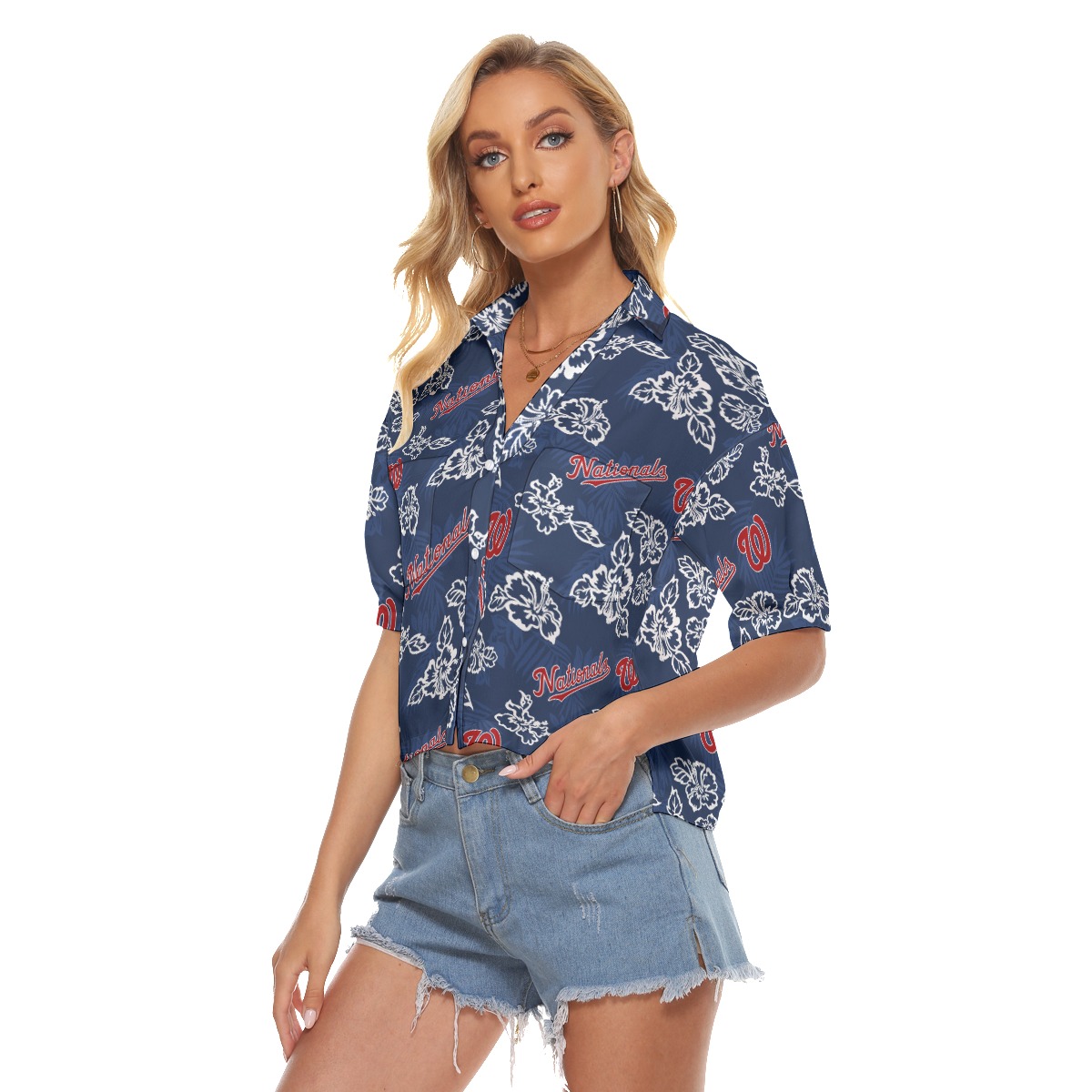 Washington Nationals Crop Top For Women