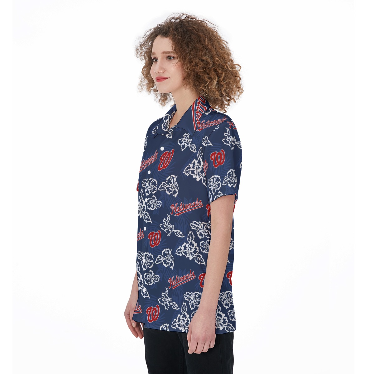 Washington Nationals Hawaiian Women Shirt
