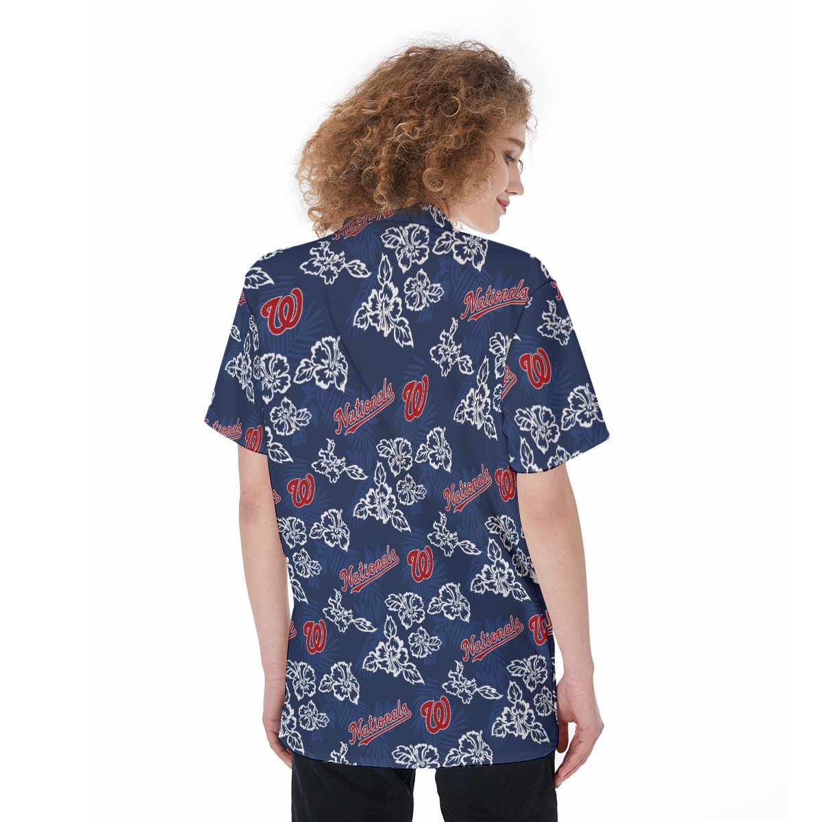 Washington Nationals Hawaiian Women Shirt