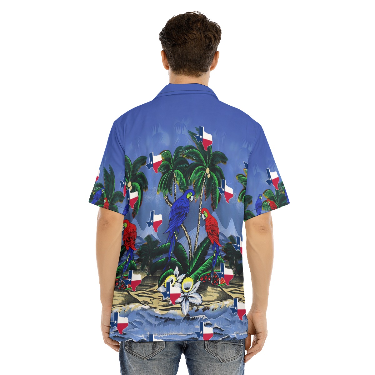 Texas Parrots Funky Hawaiian Shirt