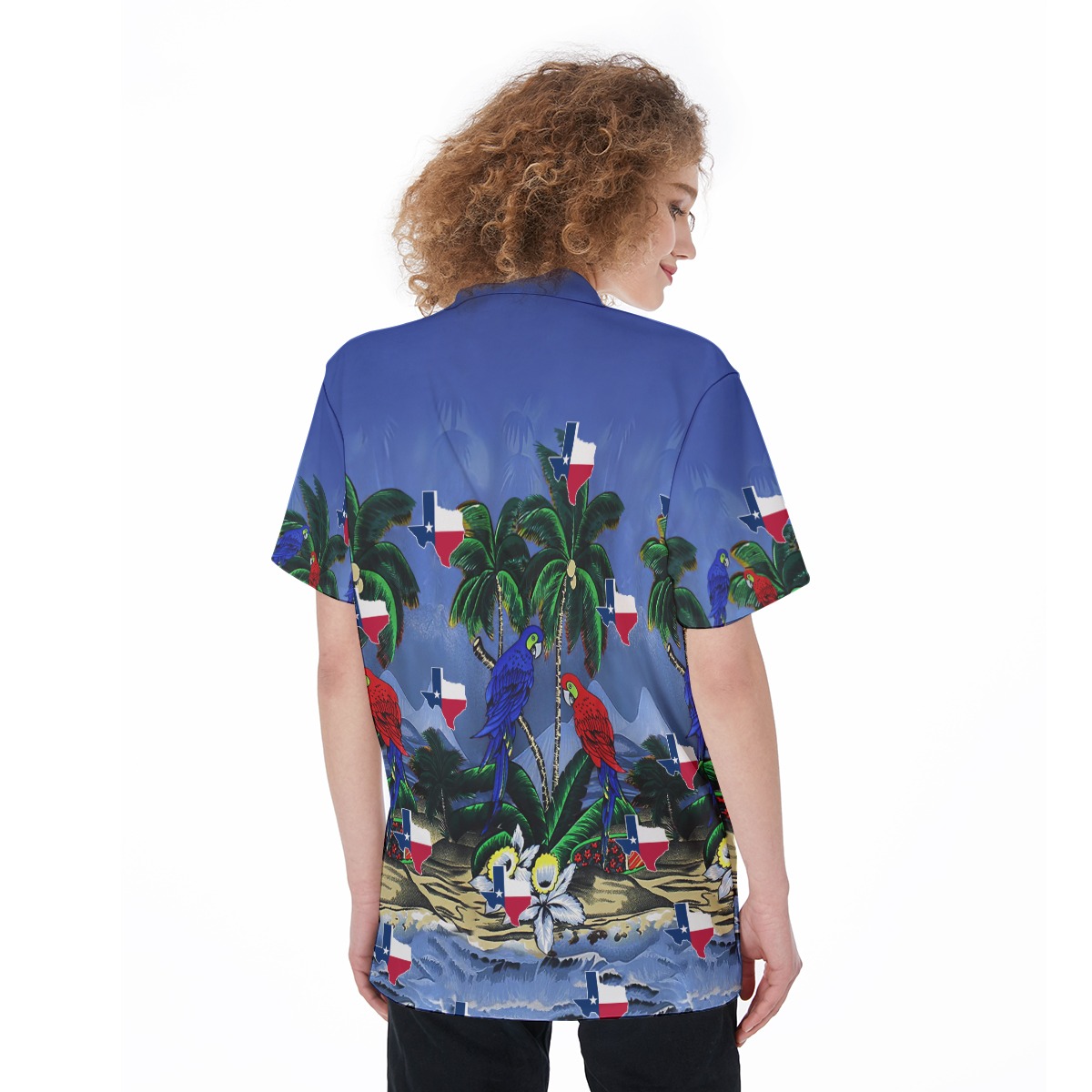 Texas Parrots Tropical Hawaiian Shirt