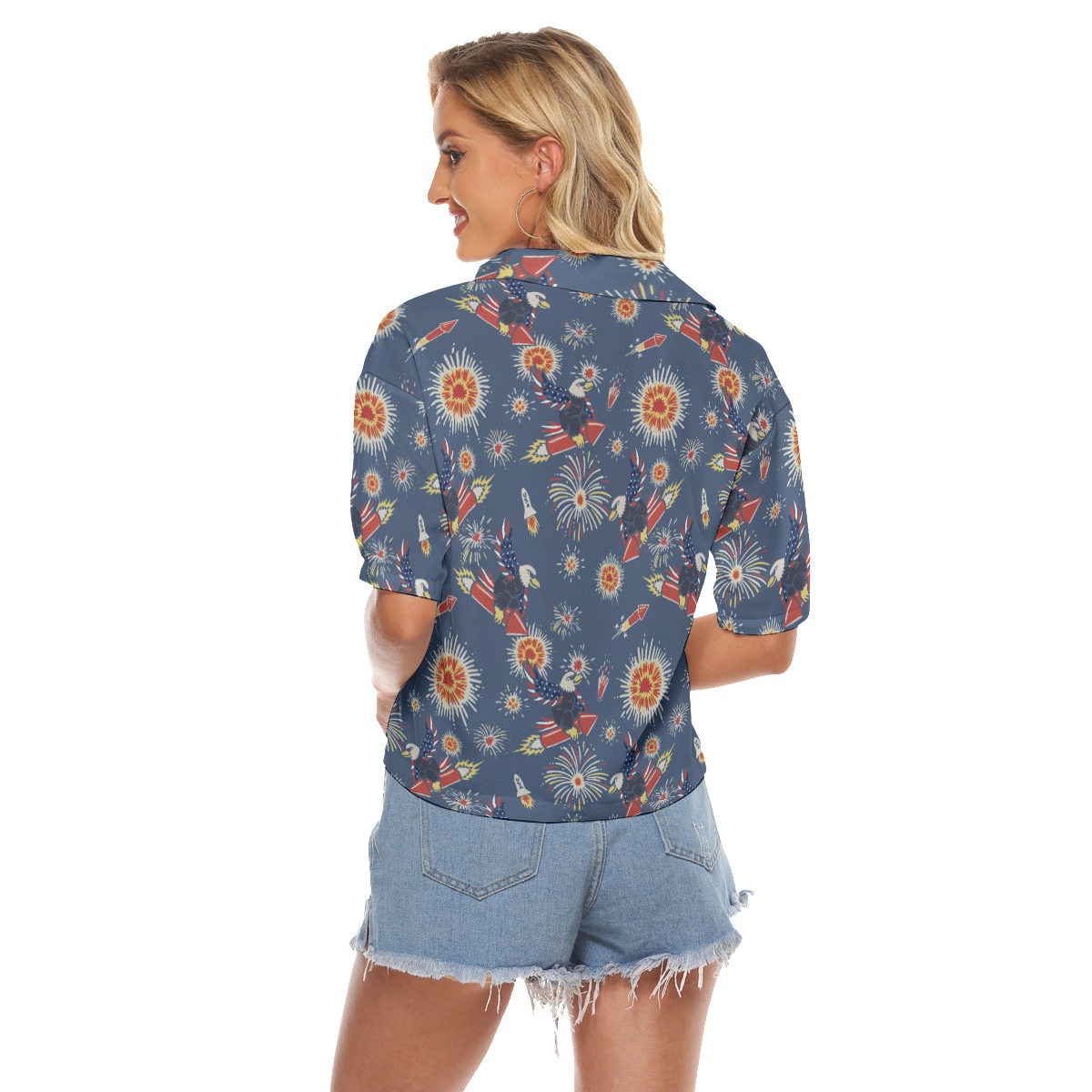 American Eagle Hawaiian Crop Top For Women