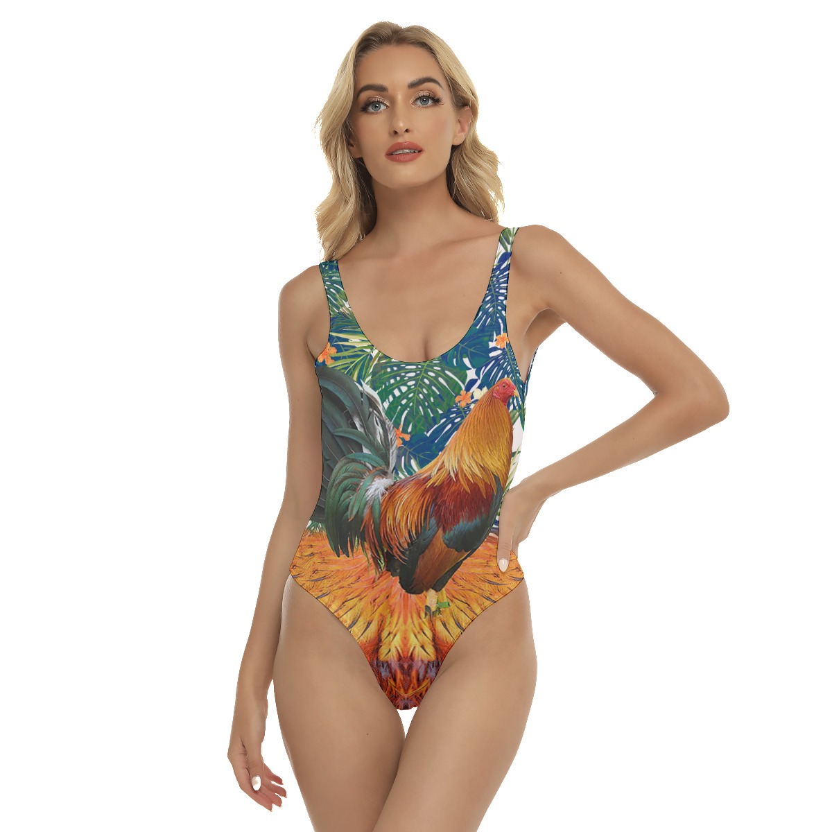 Sexy Chicken Hawaiian Swimsuit For Women - variant image 1